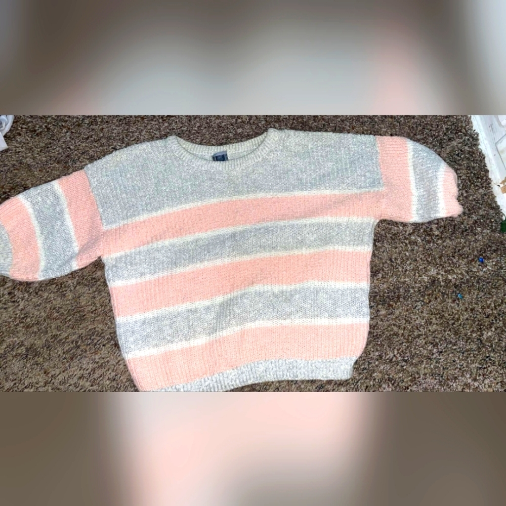 Pink and Grey sweater